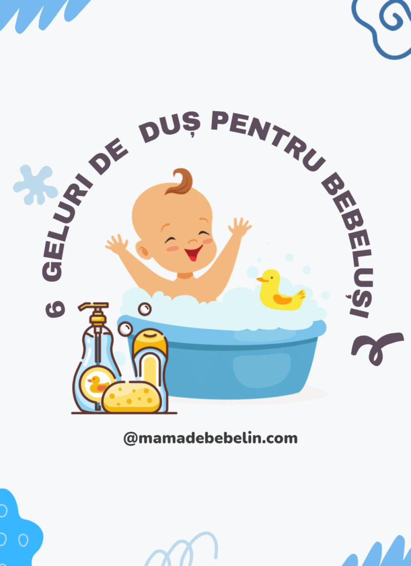 6 geluri de duș pentru bebeluși pe care să le încerci