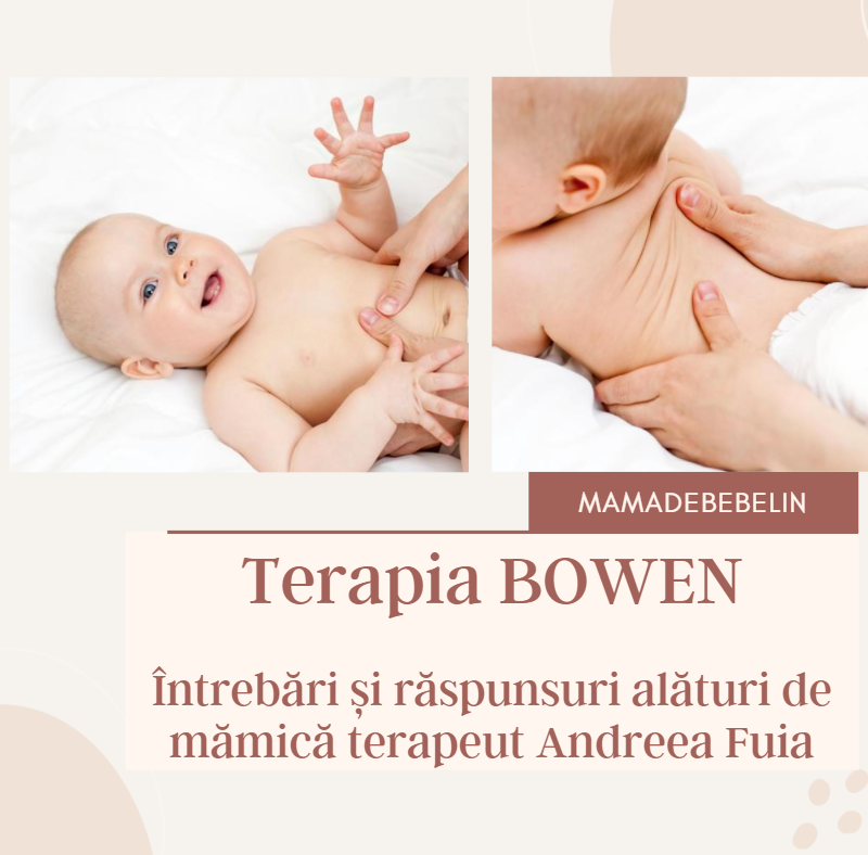 Terapia Bowen pentru bebeluși-de vorbă cu o mămică terapeut